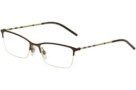 burberry 1012|BURBERRY BE 1278 1012 Matte Brown Metal Semi.